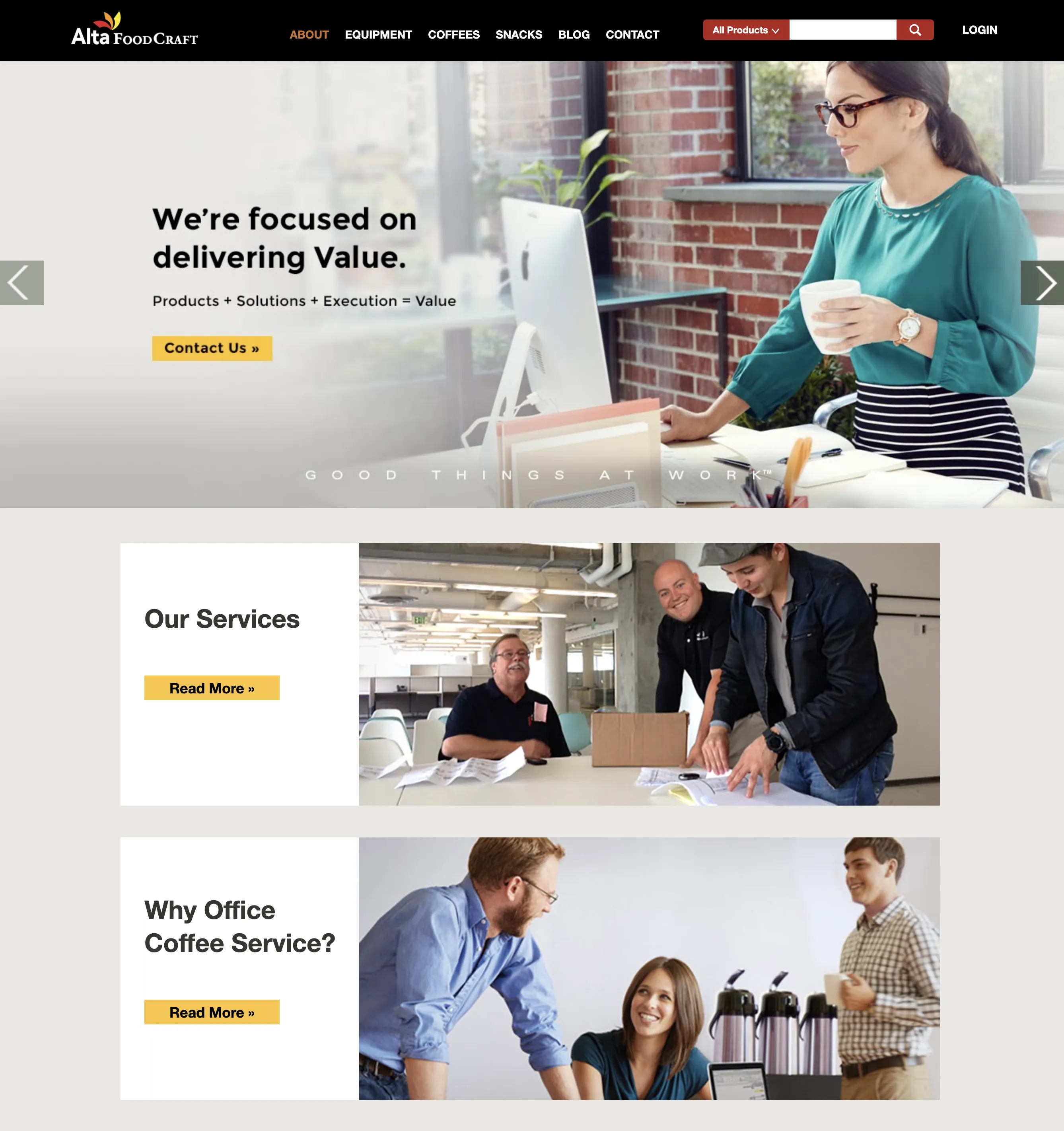 Alta Foodcraft - Portfolio example