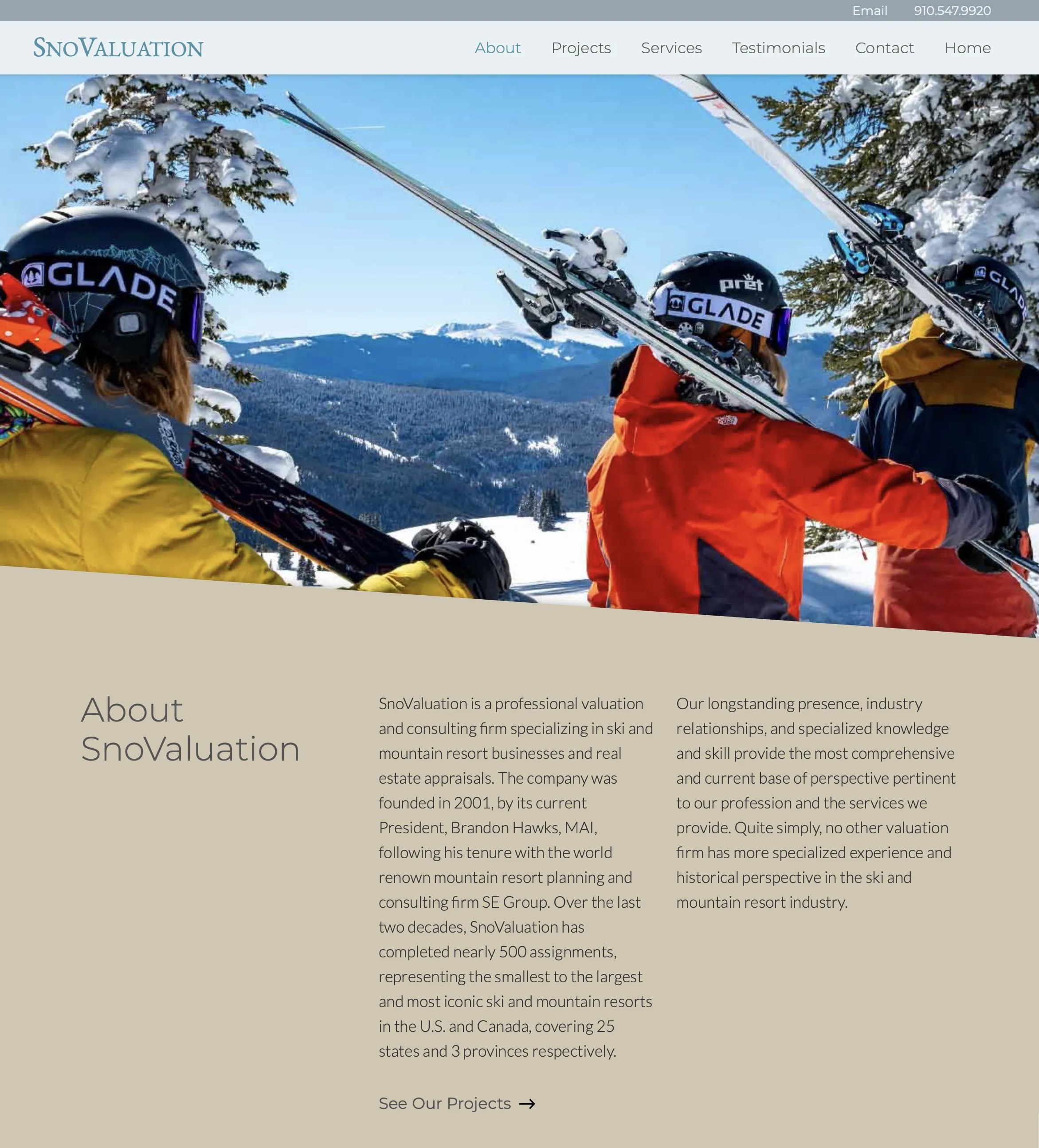 SnoValuation Website Screenshot 04