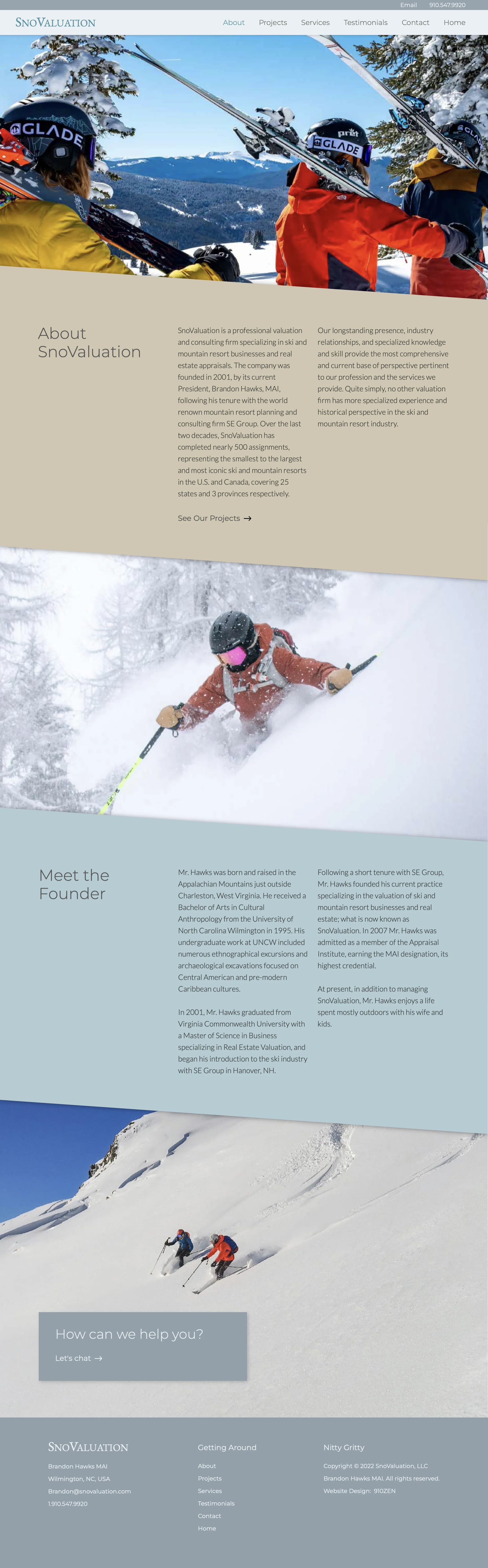 SnoValuation Website Screenshot 03
